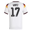 Tyskland Florian Wirtz #17 Hjemmedrakt VM 2026 Kortermet